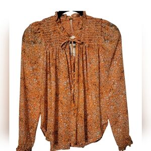 NWT FREE PEOPLE LELA BLOUSE SIZE XS